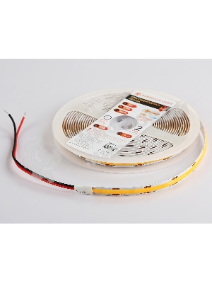 Светодиодная лента Ambrella light GS2601 COB 320Led/ 10W m/ 12V IP20 3000K/ 5000*8*1.54mm (2 конт.)