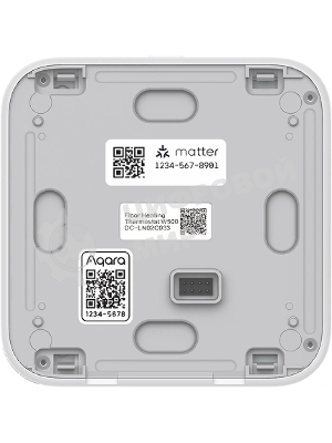 Умный терморегулятор для теплого пола Aqara W500 белый (UT-A01D)