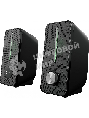 Акустическая система Оклик OK-120U 2.0 черный 6Вт
