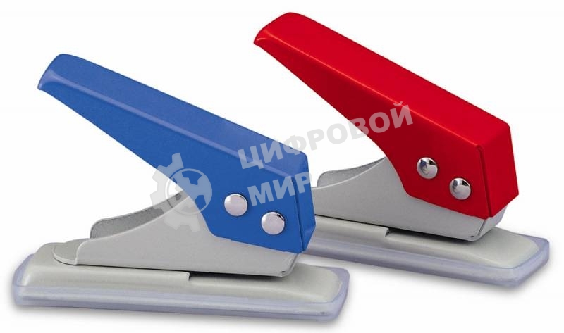 Дырокол Kw-Trio mini 09210, до 12 листов, металл ассорти, отверстий: 1