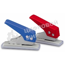 Дырокол Kw-Trio mini 09210, до 12 листов, металл ассорти, отверстий: 1