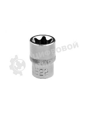 Головка торцевая Stels 1/2, Е22, CrV