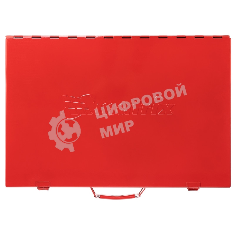 Набор метчиков и плашек Matrix М2-М18, 110 шт. метал. кейс