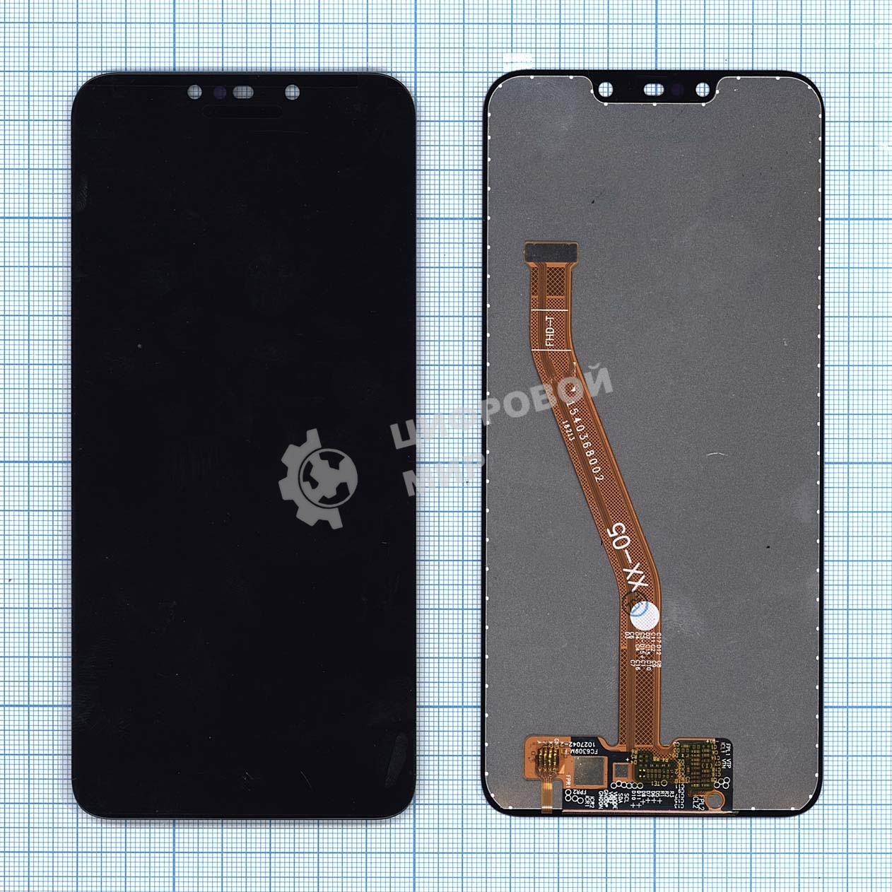 Дисплей для Huawei Nova 3i, P Smart Plus черный