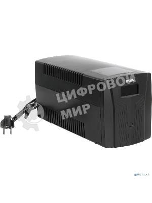 Источник бесперебойного питания UPS Sven Pro 1500 (1000 WA, LCD, USB, RG-45, 3 евро розетки)