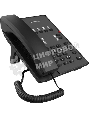 Телефон IP Fanvil H1-2 Wire черный
