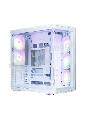Компьютерный корпус ZALMAN MidTower P60 белый (ATX, без БП, 5x120мм ARGb fans, 1xUSB Type C, 2xUSB 3.0) (Zalman P60 белый)