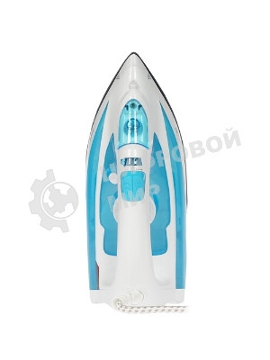 Утюг Maxwell MW-3055B белый/голубой, 2200 Вт, 30 г/мин, 100 г/мин, 280 мл