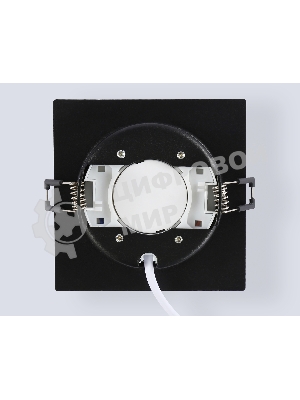 Светильник встраиваемый Ambrella light TN6739 BK черный IP44 GX53 110*110*57