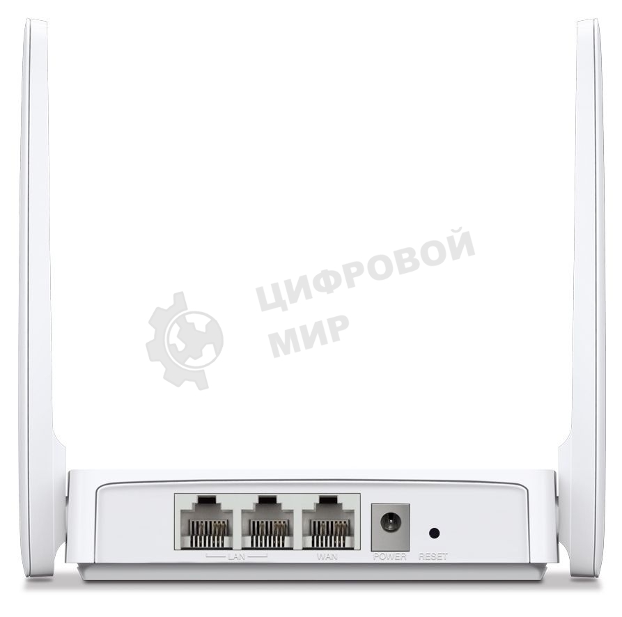 Роутер Mercusys 300Mbps Multi-Mode Wireless N Router, 2× Fixed External Antennas, 2× 10/100 Mbps LAN Ports, 1× 10/100 Mbps WAN Port, FEATURE: Access Point Mode, WPS/Reset Button, IPTV, IPv6, Beamforming, MU-MIMO, Parental Controls, Guest Network