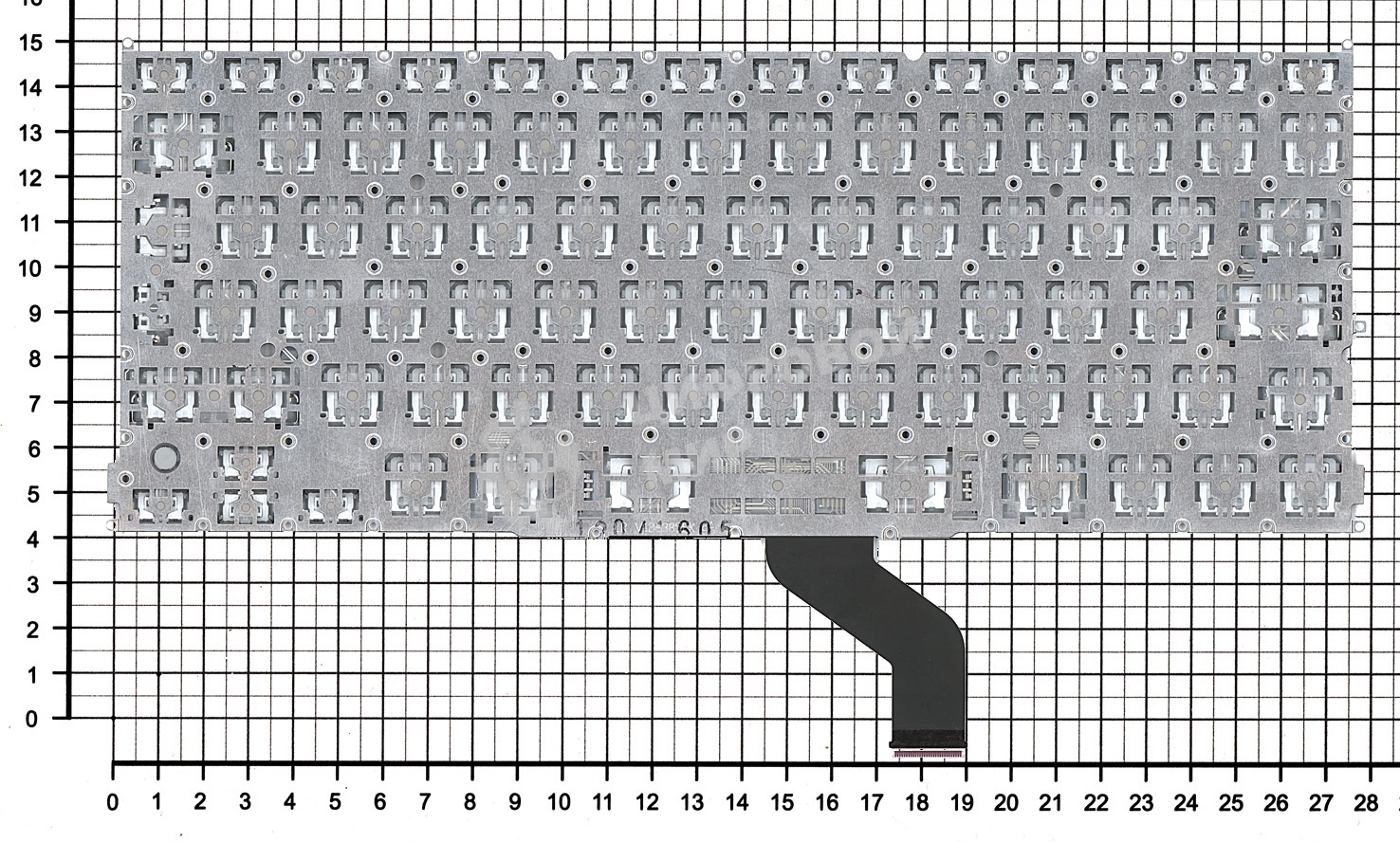 Клавиатура для ноутбука MacBook Pro A1425 большой enter