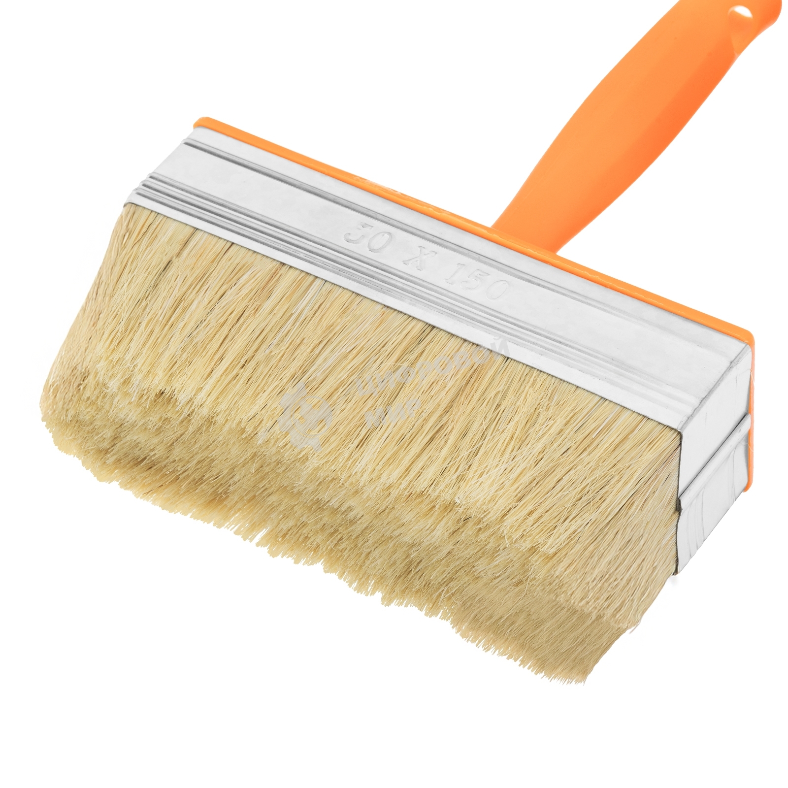 Кисть-ракля Sparta 50х150 мм, натуральная щетина, пластмассовый корпус, пластмассовая рукоятка