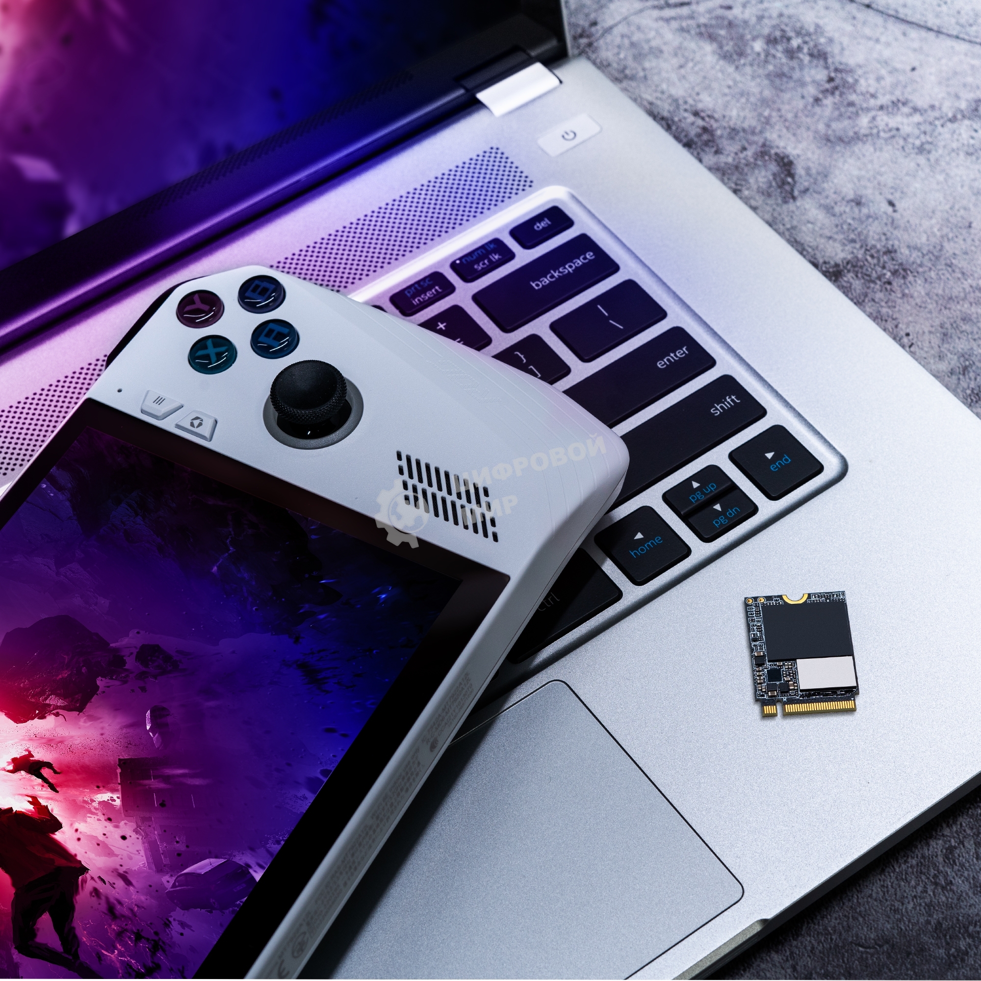 Накопитель SSD ADATA XPG GAMMIX S55, 2000 Gb, PCIe 4.0 x4, M.2 2230, NVMe, R/W 5000/3200, без радиатора