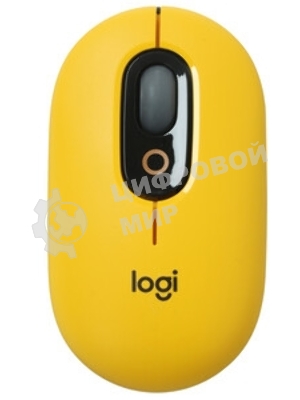 Мышь беспроводная Logitech POP Mouse желтый, 4000 dpi, Bluetooth, кнопки - 4