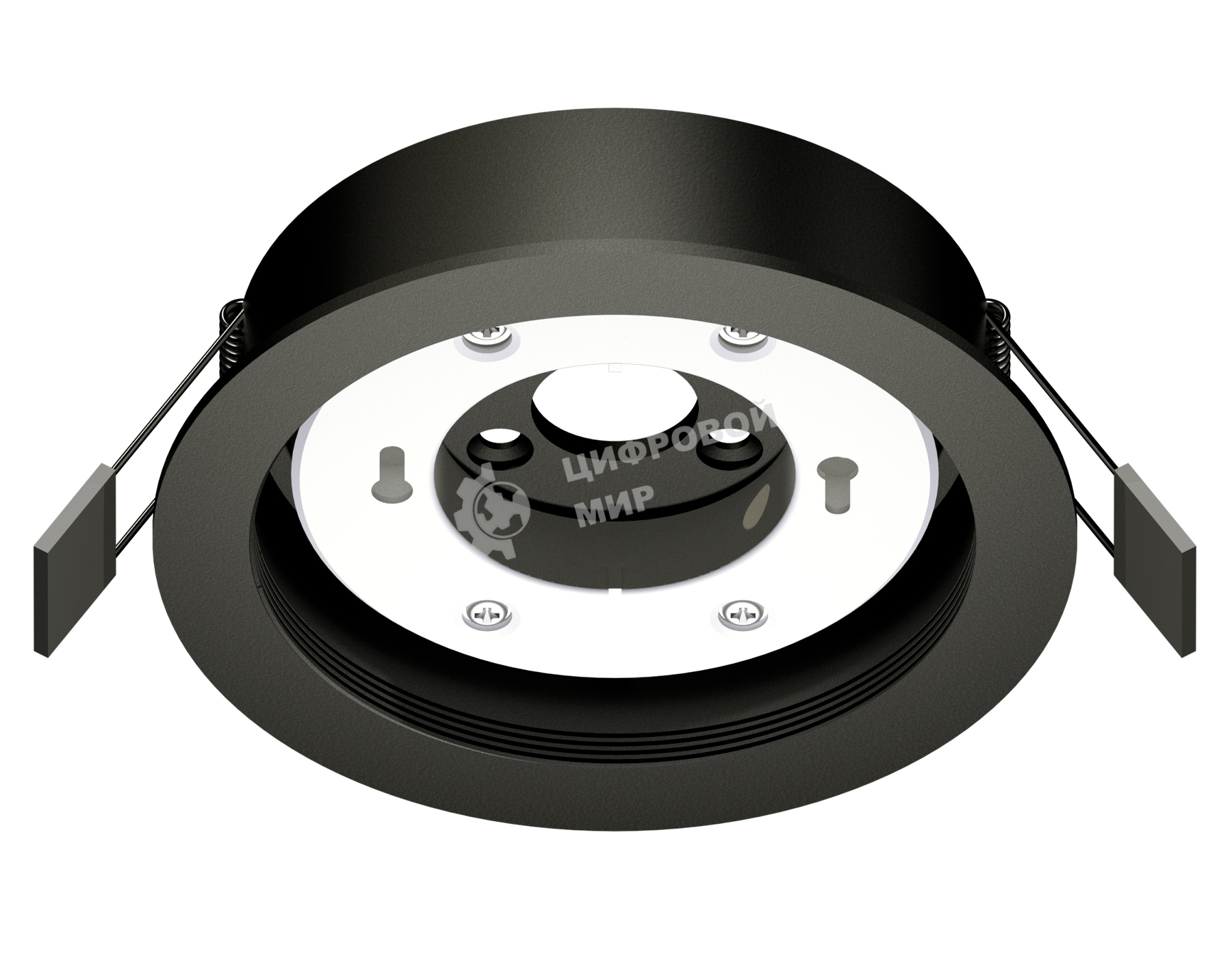 Корпус светильника C8051 SBK черный песок D110*H40mm Out2mm GX53