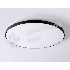 Потолочный светодиодный светильник Ambrella light FZ1227 BK черный IP44 43W 4200K D455*60 (Без ПДУ)