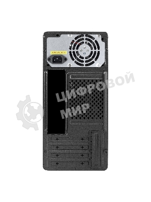 Корпус ExeGate BAA-503-AAA350, Mini-Tower, чёрный, 1 x 80/90 мм, БП 350 Вт