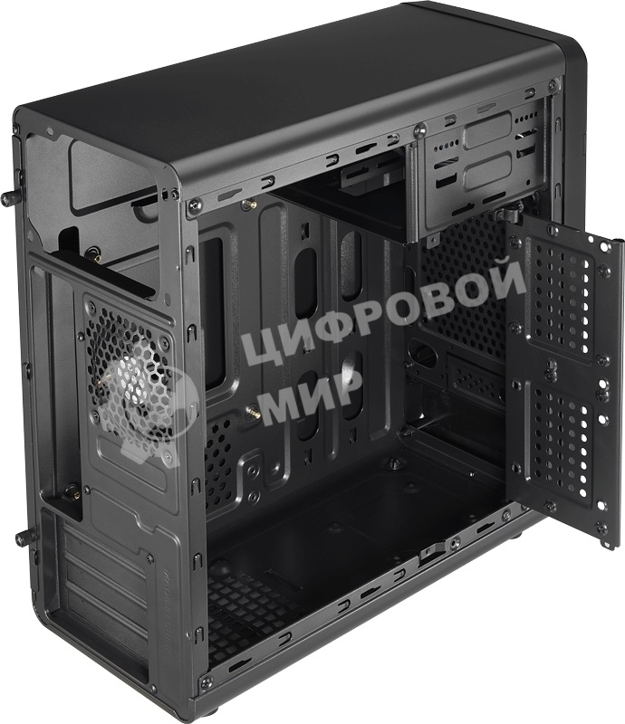 Компьютерный корпус Aerocool/Formula Qs-180 черный без БП mATX 1x80мм 2xUSB 2.0 1xUSB 3.0 audio