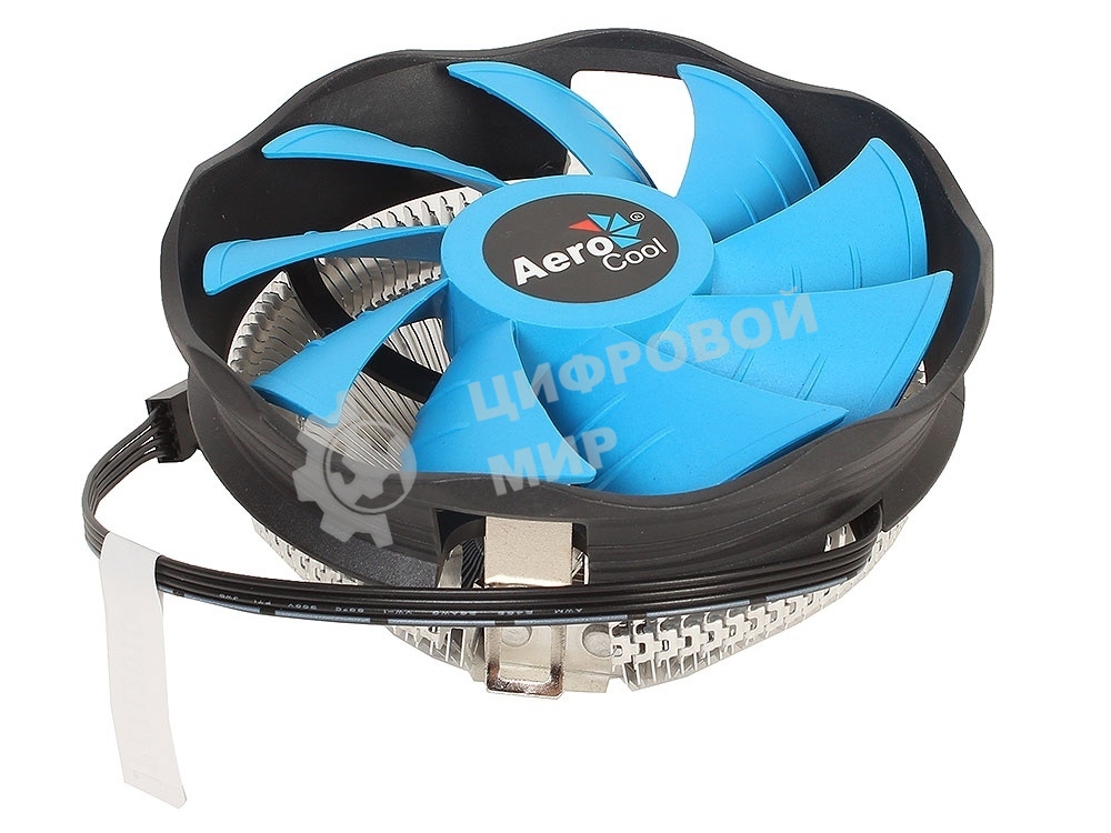 Кулер для процессора AeroCool/Formula Verkho Plus серебристый/черный, 120 мм, алюминий, 2000 об/мин, 26.5 дБ, 4 pin, 110 Вт, 68 мм