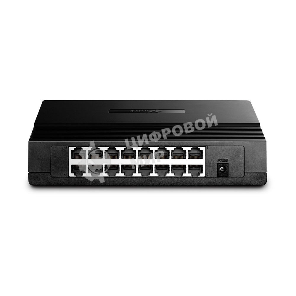 Коммутатор TP-Link SMB TL-SF1016D Коммутатор 16-port 10/100M Desktop Switch, 16 10/100M RJ45 ports, Plastic case