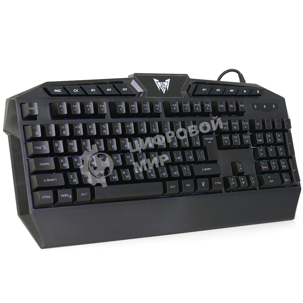 Клавиатура проводная CROWN CMGK-404, USB, черный