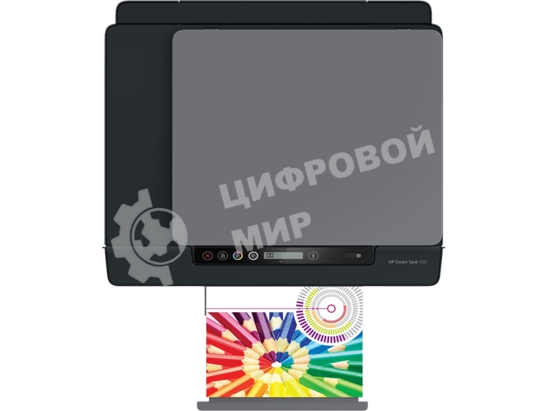 МФУ струйное HP Smart Tank 500 (4SR29A), A4, цветной, печ. до 22 стр/мин. (ч/б) до 16 стр/мин. (цвет), скан. до 8 стр/мин. (ч/б) 4 стр/мин. (цвет), 1200x1200dpi, USB