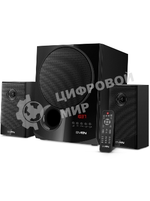 Акустическая система 2.1 SVEN MS-2080/70 Watt/~220V 50Hz/FM-тюнер, USB/SD, дисплей/BLUETOOTH/ПДУ/Black