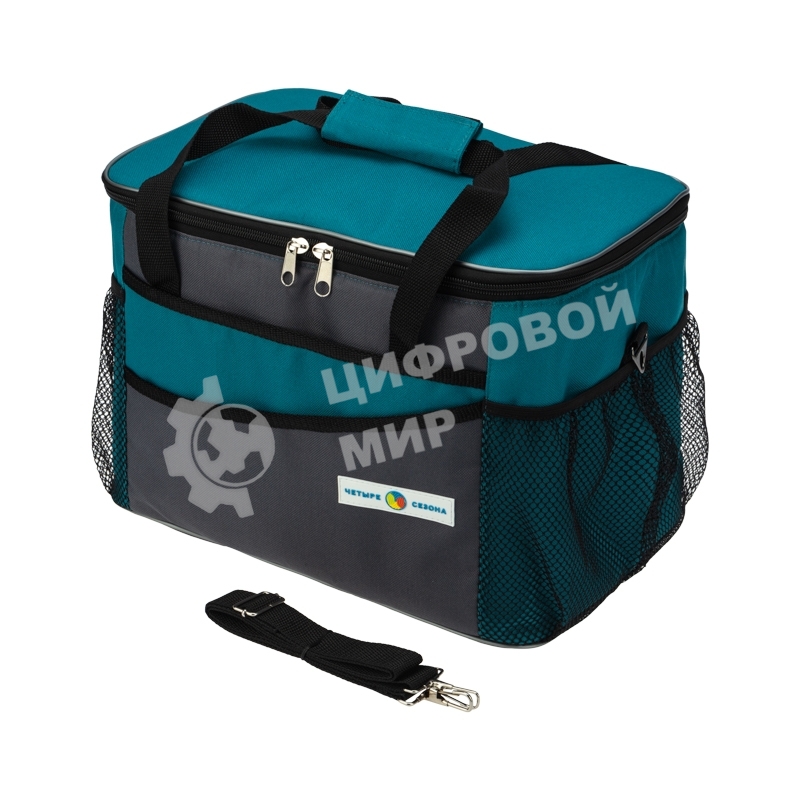 Сумка-холодильник ЧЕТЫРЕ СЕЗОНА 80-0284 объемом 20 л. (2 слоя утепления)