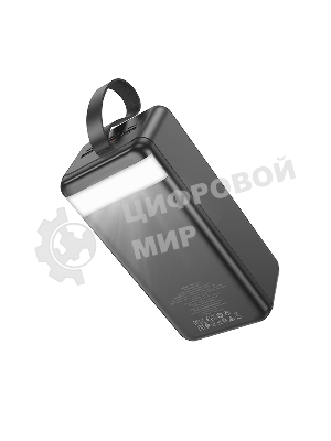 Портативный аккумулятор Hoco J123C, 60000мА·ч, 3A, с дисплеем, черный