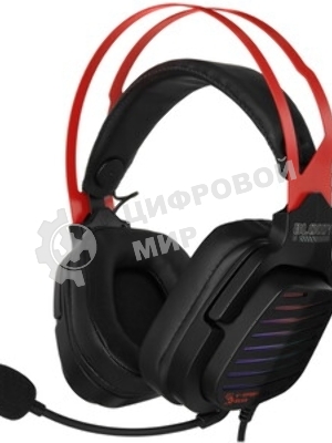 Гарнитура Bloody G560 красный/чёрный, проводная, подсветка
