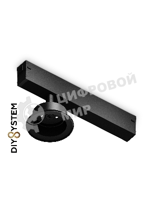 A2551 BK черный крепеж трековый для корпуса DIY D85mm 232*83*105