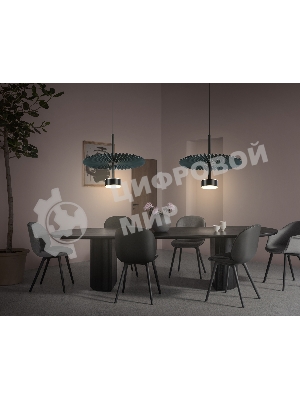Светильник Ambrella light LH72605 BK/DB черный/синий 6W 3000K D300*260-1770