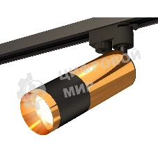 Светильник Ambrella light XT6302070 SBK/PYG черный песок/золото желтое полированное MR16 GU5.3