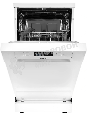 Посудомоечная машина Vitek VT-DF415, белый, 45 см, 9 компл., сушка конденсационная, 49 дБ, класс A+