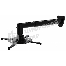 Кронштейн для проектора Cactus CS-VM-PR05BL-BK черный макс.10кг настенный и потолочный поворот и наклон