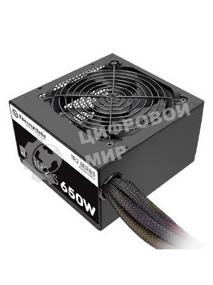 Блок питания Thermaltake TR2 S 650W Retail (PS-TRS-0650NPCWEU-2), 650Вт, 80 PLUS,120мм, черный