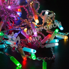 Гирлянда Neon-night Айсикл (бахрома) светодиодный, 4,8 х 0,6 м, прозрачный провод, 230 В, диоды RGB, 176 LED
