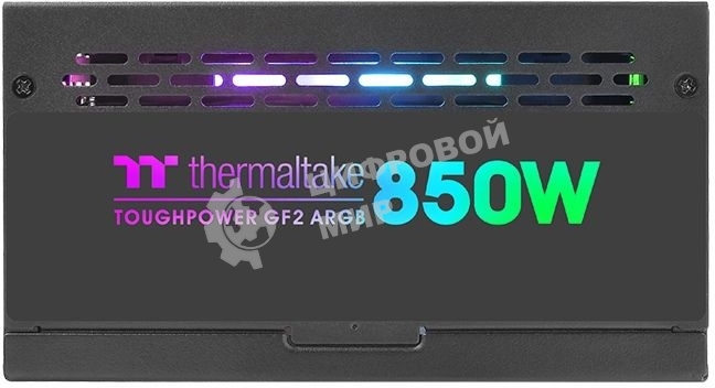 Блок питания Thermaltake Toughpower GF2 ARGb (PS-TPD-0850F3FAGE-2), 850Вт, 80 PLUS Gold, 140мм, модульный, черный