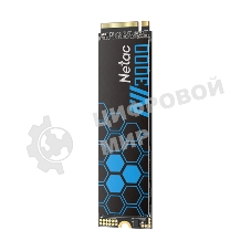 Накопитель SSD Netac NV3000, 2Tb, PCIe 3.0 x4, M.2 2280, NVMe, R/W 3100/2100, с радиатором
