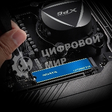 Накопитель SSD ADATA LEGEND 710, 256Gb, PCIe 3.0 x4, M.2 2280, NVMe, R/W 2100/1000, с радиатором