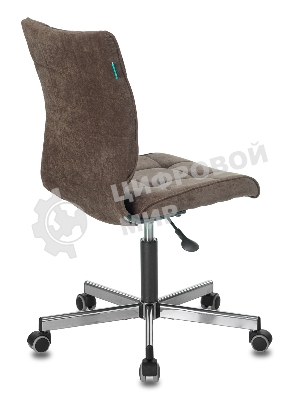 Кресло Бюрократ CH-330M/LT-10 темно-коричневый, экокожа, 120 кг, механизм качания, без подлокотников