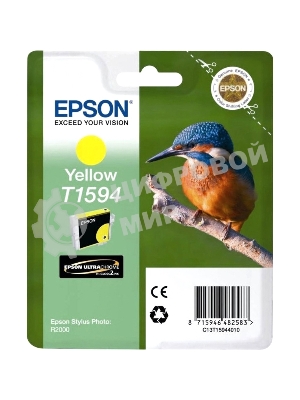 Картридж струйный Epson C13T15944010 желтый (850 стр) для Epson St Ph R2000