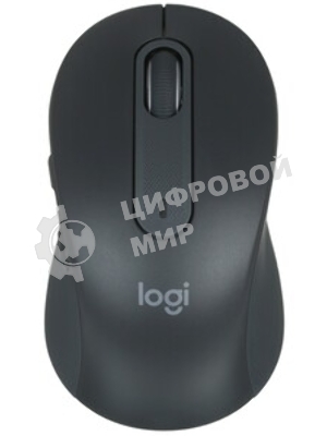 Мышь беспроводная Logitech Signature M650 графитовый, 4000 dpi, радиоканал, Bluetooth, USB, кнопки - 5