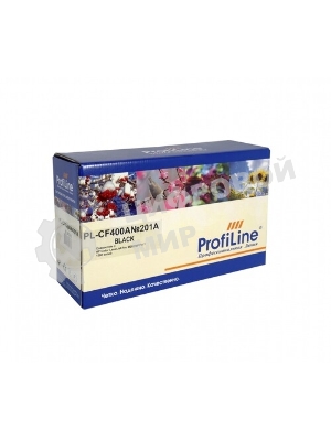 Картридж лазерный ProfiLine PL-CF400A №201A для принтеров HP Color LaserJet Pro M252/MFP277 1500 копий Black