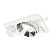 Комплект встраиваемого поворотного светильника Ambrella light XC7658022 SWH/PSL белый песок/серебро полированное MR16 GU5.3 (C7658, N7032)