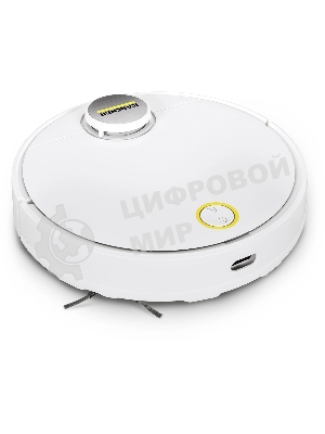 Робот-пылесос Karcher RCV 3 белый, 3200 мAч Li-Ion, уборка сухая/влажная, пылесборник контейнер 0.5 л