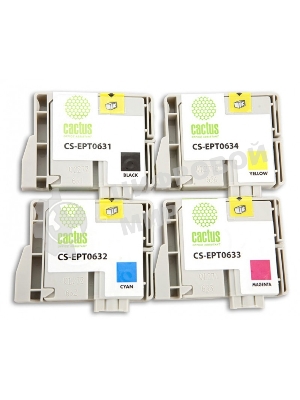 Картридж струйный Cactus CS-EPT0635 многоцветный (40 мл) для Epson Stylus C67/C87/CX3700/CX4100/CX4700
