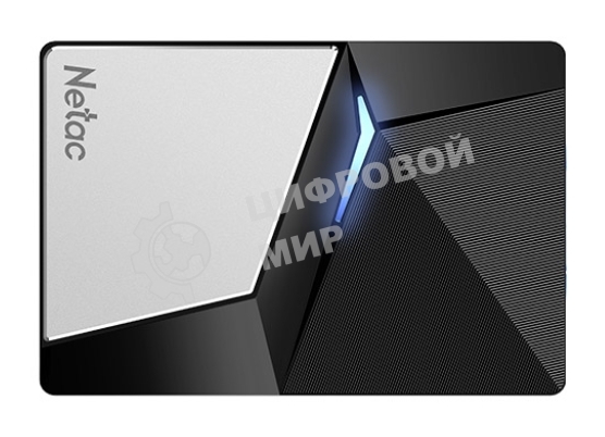 Внешний SSD Netac Z7S, 480 Gb, USB 3.2 Gen 2 Type-C, R/W 550/480, черный