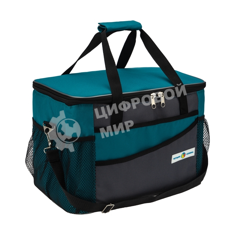 Сумка-холодильник ЧЕТЫРЕ СЕЗОНА 80-0284 объемом 20 л. (2 слоя утепления)