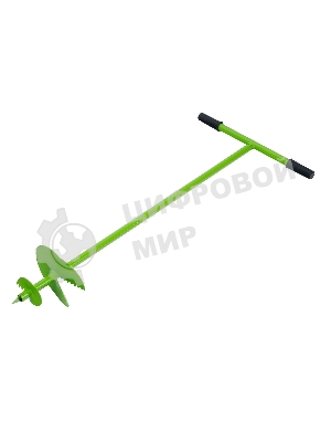 Бур садовый шнековый Сибртех 1085 мм, диаметр 200 мм